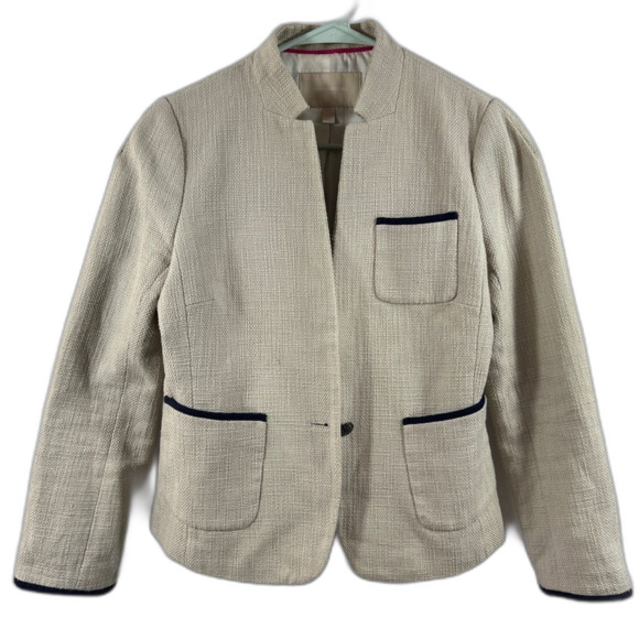 Womens Banana Republic Tweed Classic Preppy Blazer 0486 - Picture 1 of 12